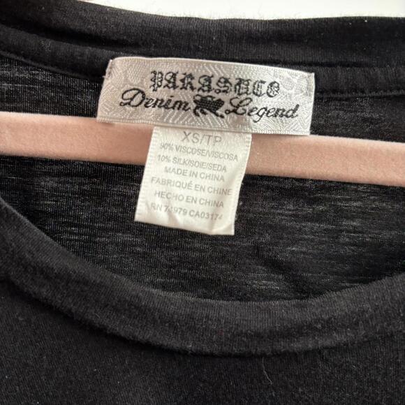 Parasuco Women's Black Tshirt - Picture 5 of 5